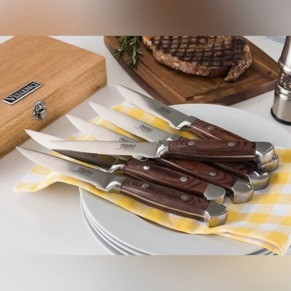 Viking 6 Pc Steak Knife Set NEW